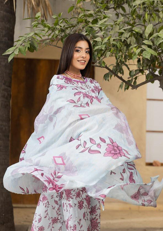 Coco Prints Lawn allover 3 Piece 05 - Waheed Javaid Collections