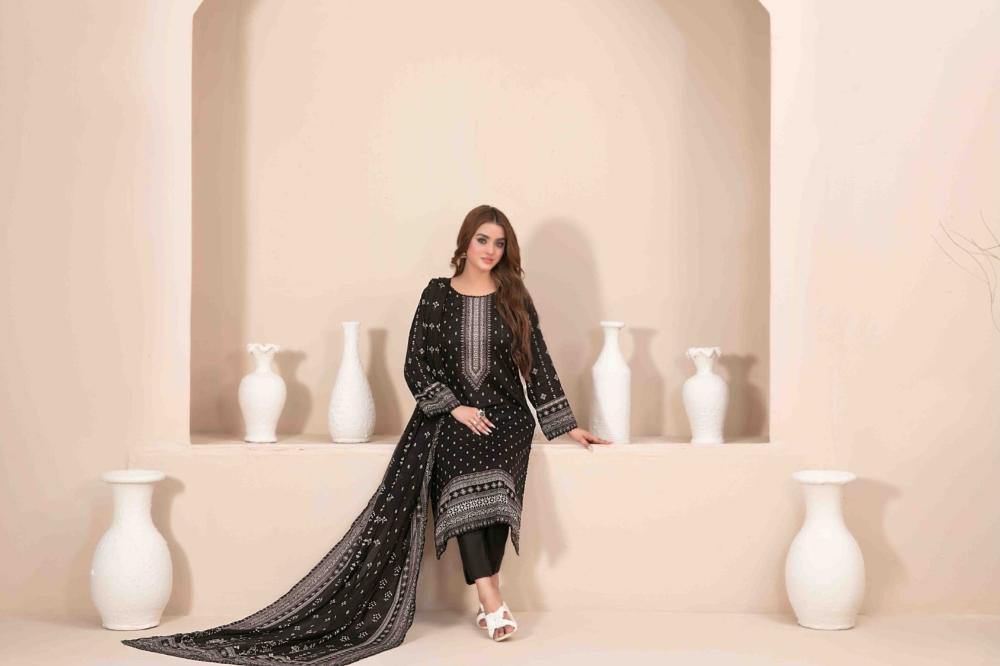Black & White Series Hisana D-3577 - Waheed Javaid Collections