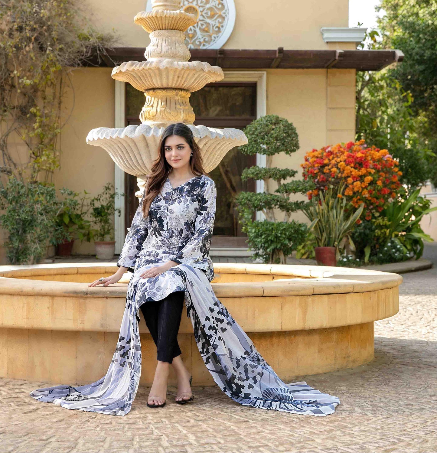 Naimal By Tawakkal 3 Piece D-1507 - Waheed Javaid Collections