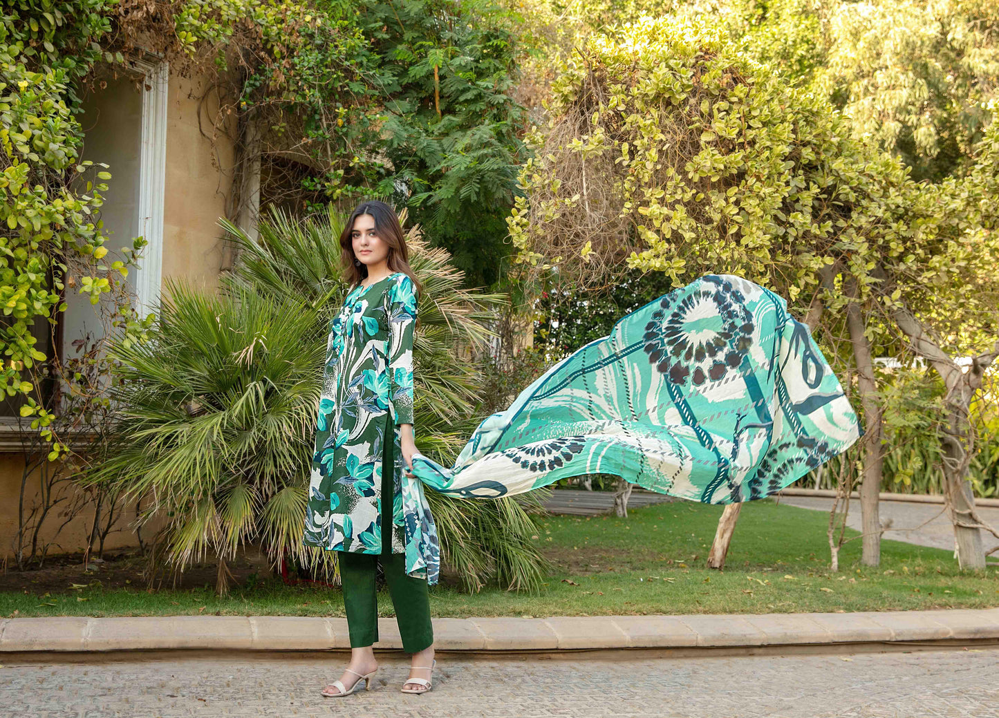 Naimal By Tawakkal 3 Piece D-1508 - Waheed Javaid Collections