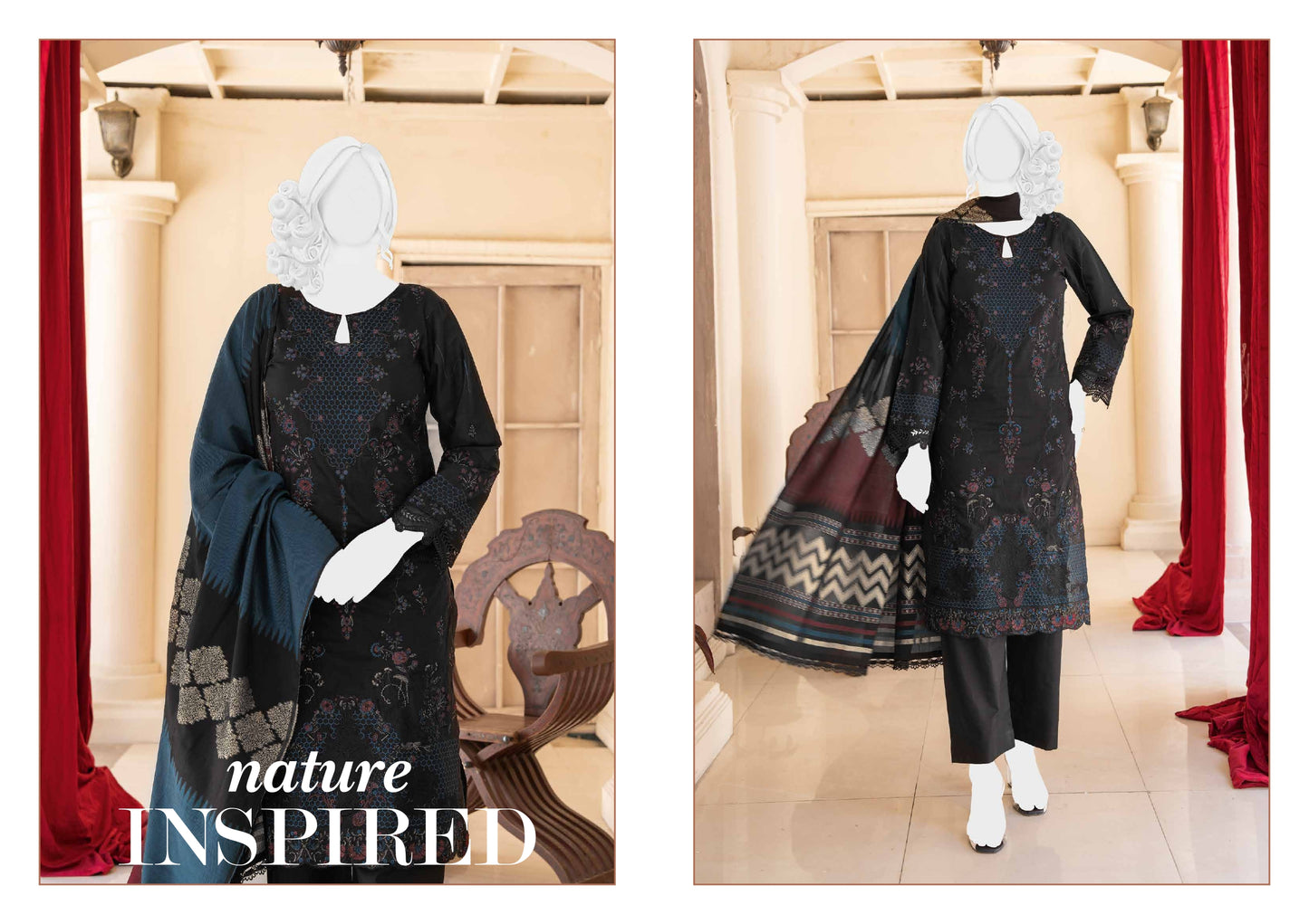 Noor e Sehar embroidered 01 - Waheed Javaid Collections