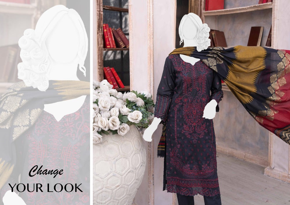 Noor e Sehar embroidered 06 - Waheed Javaid Collections
