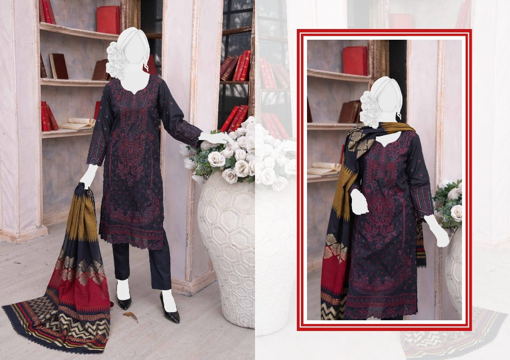 Noor e Sehar embroidered 06 - Waheed Javaid Collections