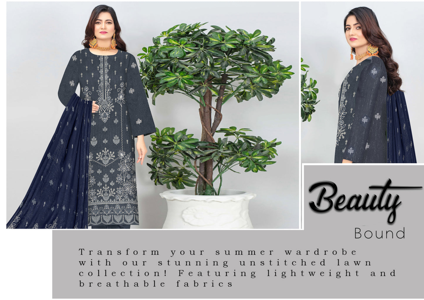 Noorain Peach Leather Collection Embroidered Luxury V9 / D-6