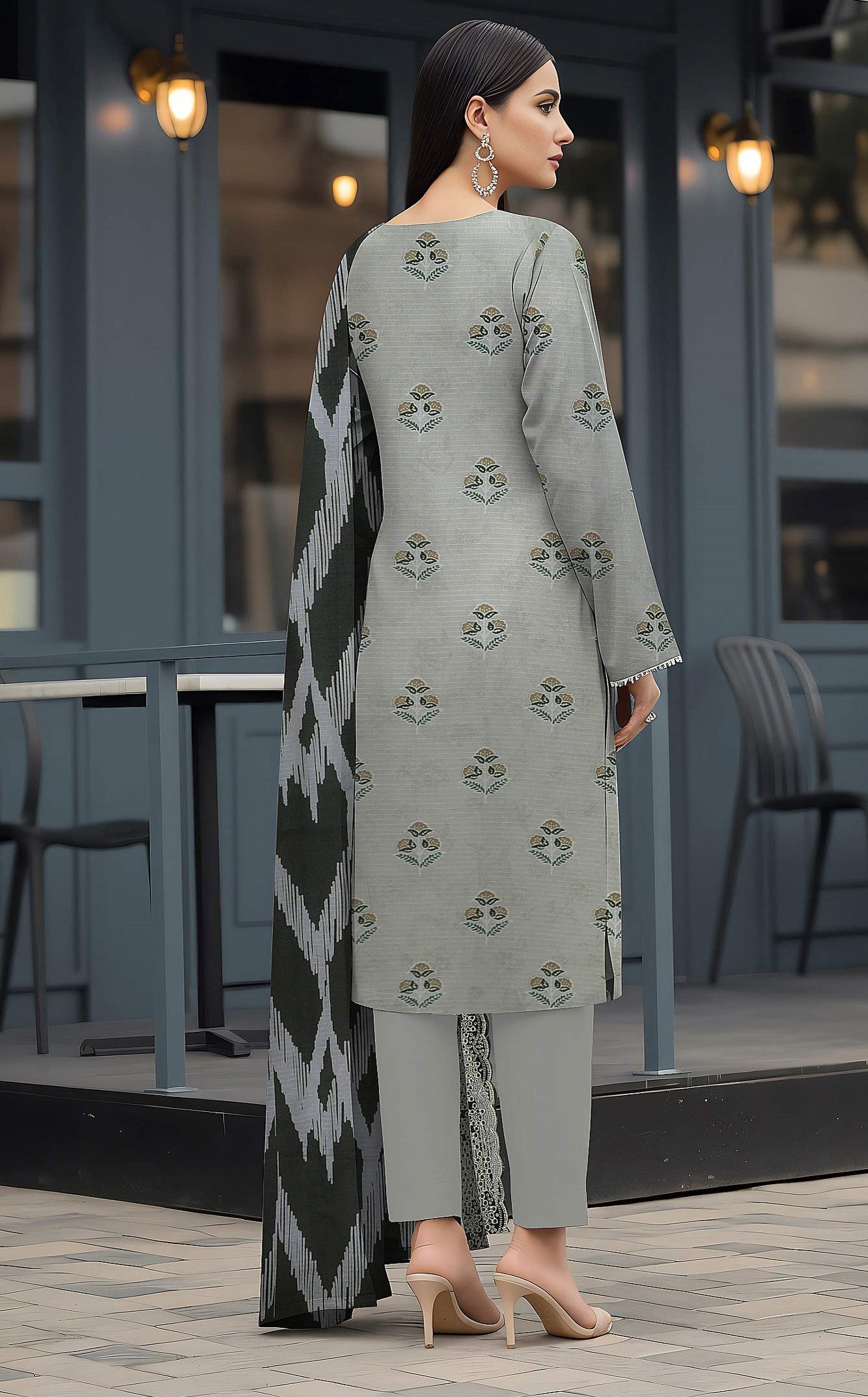 Orient Digital Printed 3 Piece Lawn 01