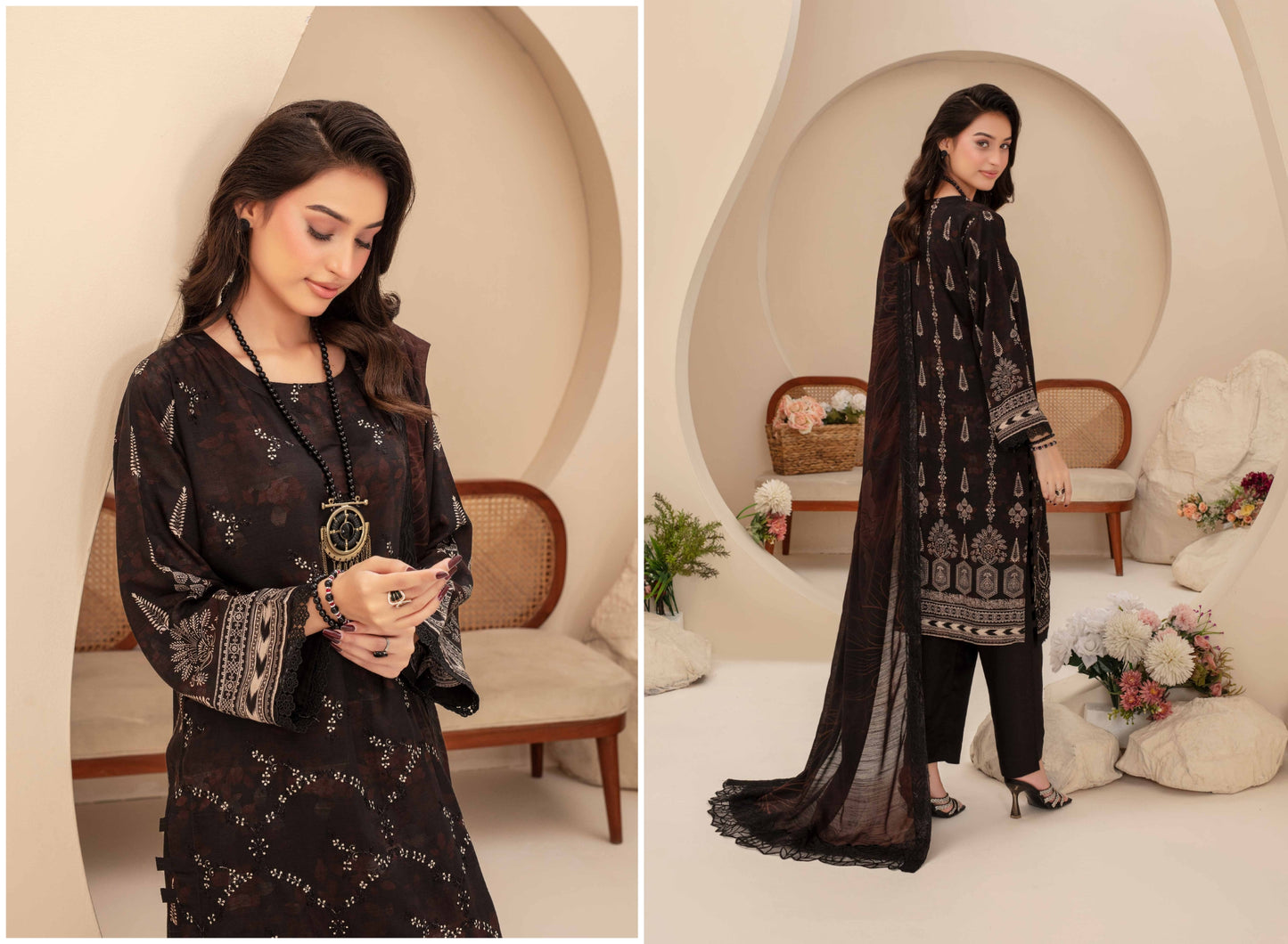 Pehli-Nazar Visocse Banna Dora Embroidered D-01