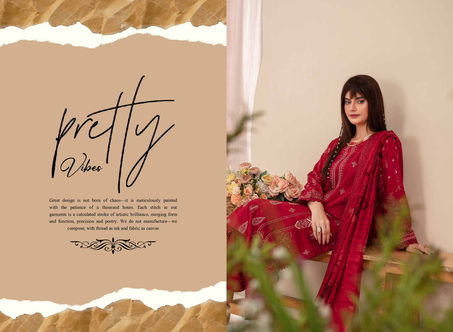 Pehli-Nazar Visocse Banna Dora Embroidered D-02