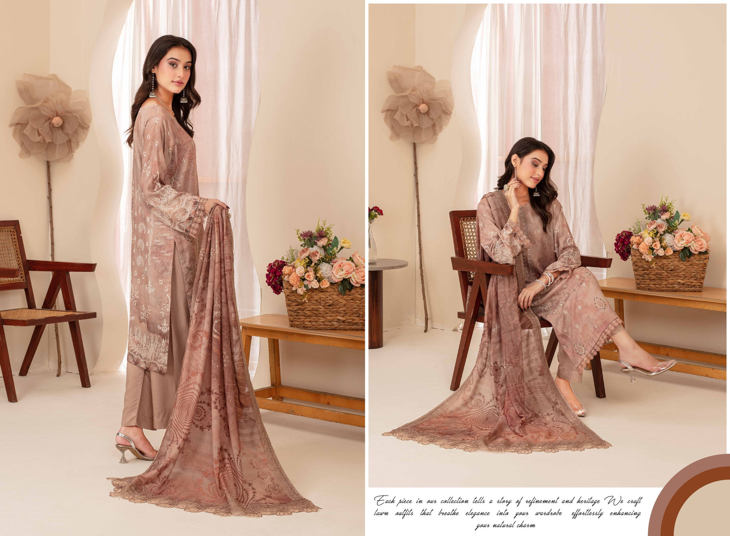 Pehli-Nazar Visocse Banna Dora Embroidered D-09