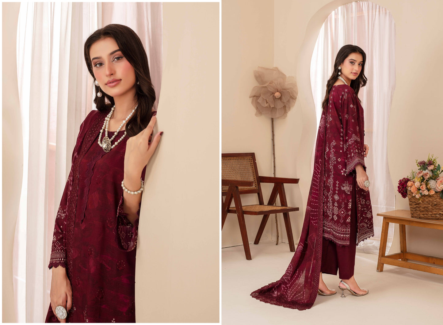 Pehli-Nazar Visocse Banna Dora Embroidered D-10