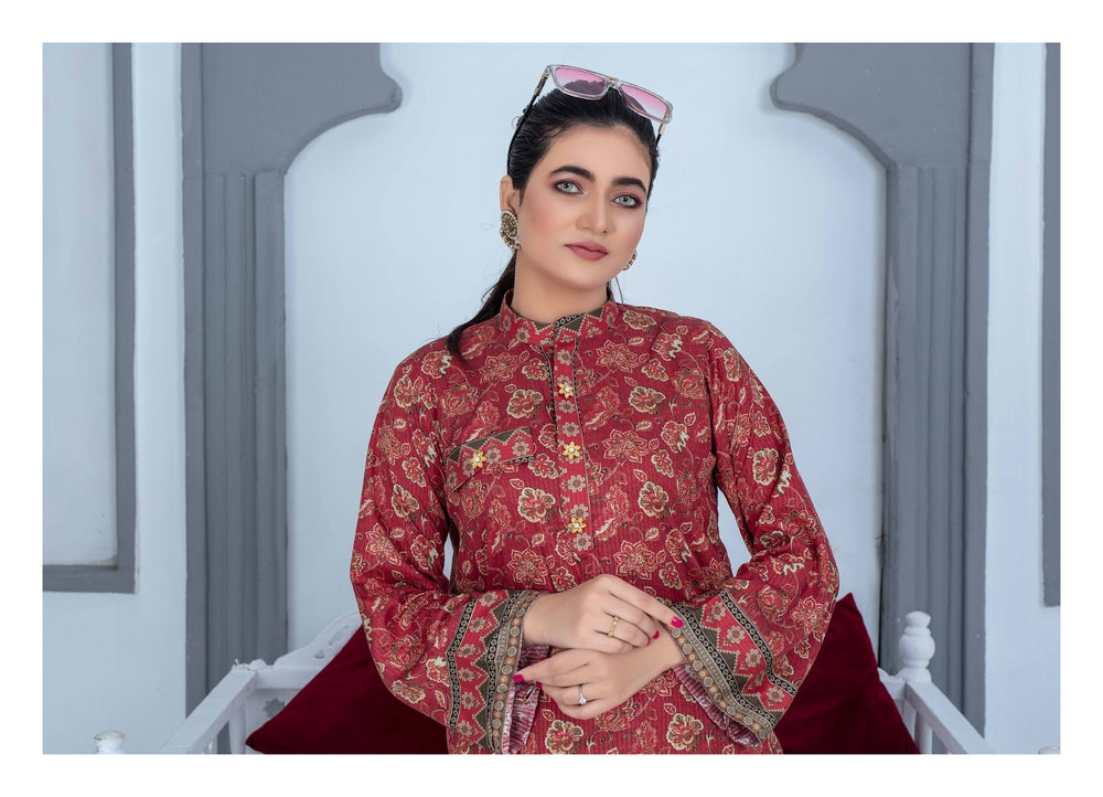 Pret Linen Printed 2pc 08 - Waheed Javaid Collections
