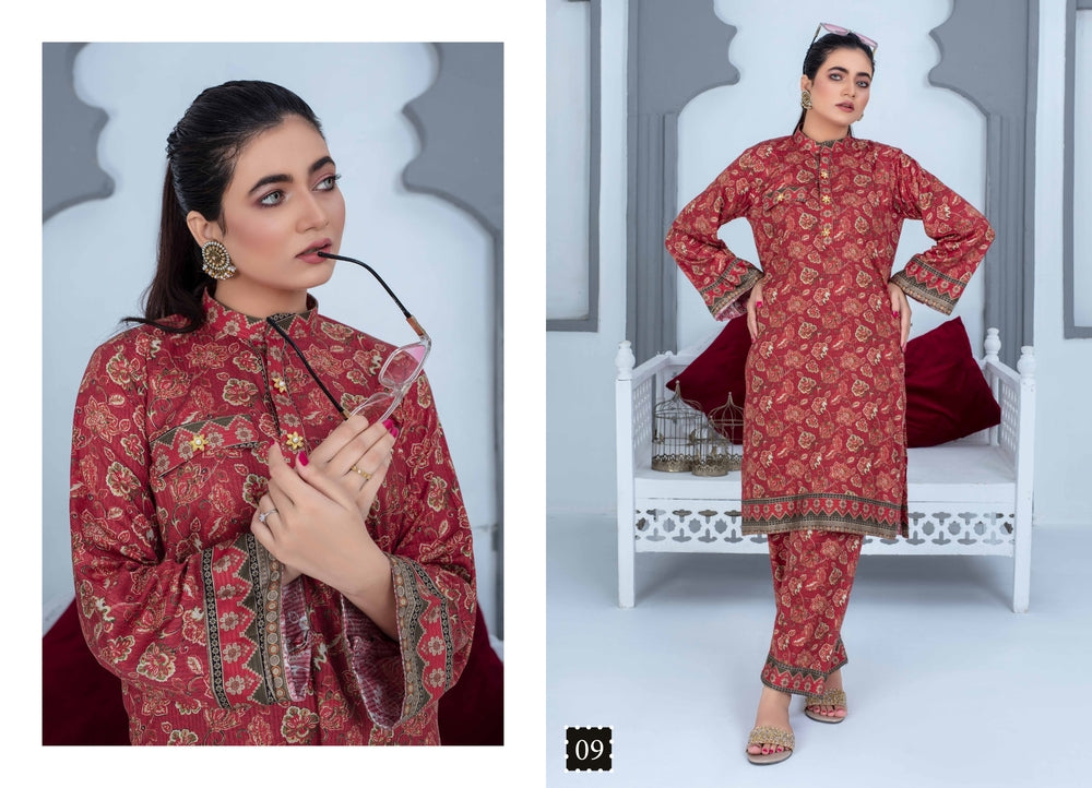 Pret Linen Printed 2pc 08 - Waheed Javaid Collections