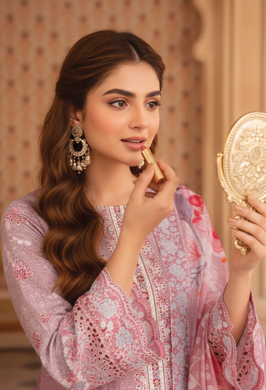 Pretty Girl RangNoor Lawn Embroidered 3 Piece 08 - Waheed Javaid Collections