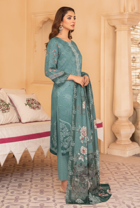 Pretty Girl RangNoor Lawn Embroidered 3 Piece 15 - Waheed Javaid Collections