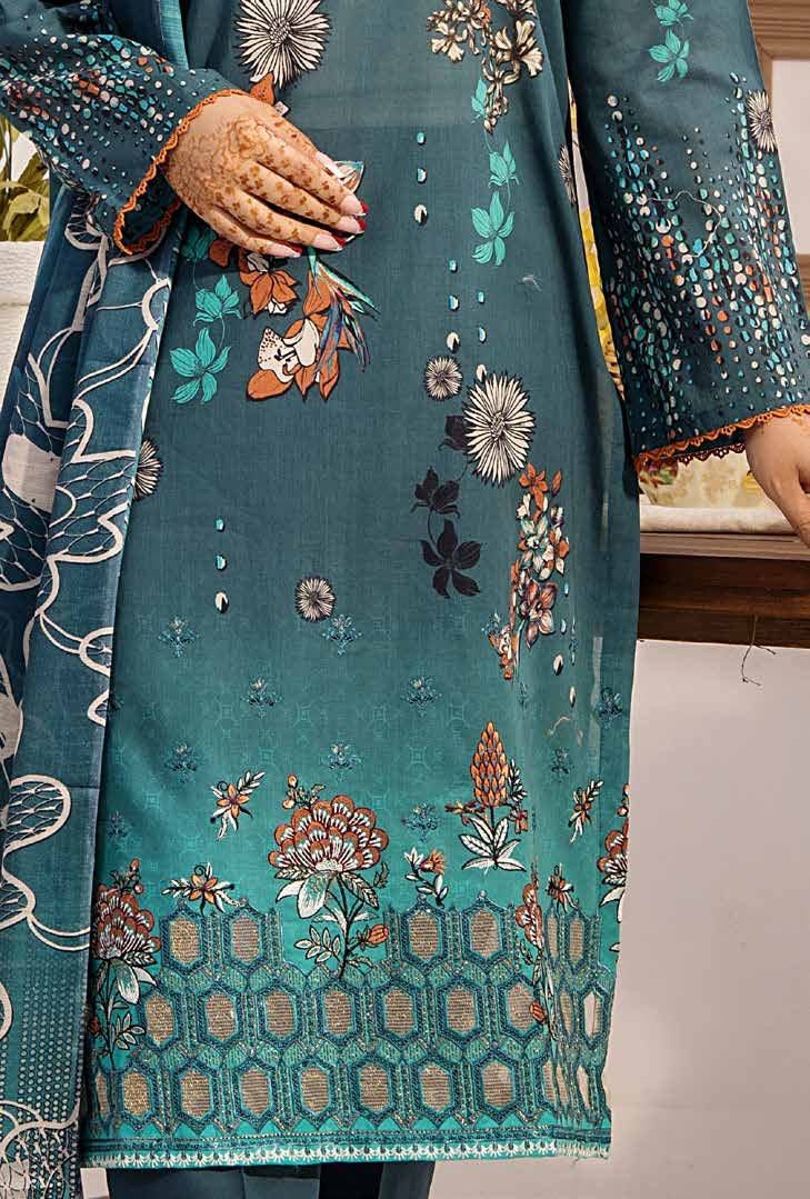 Safa Embroidered 3 Piece Lawn 01