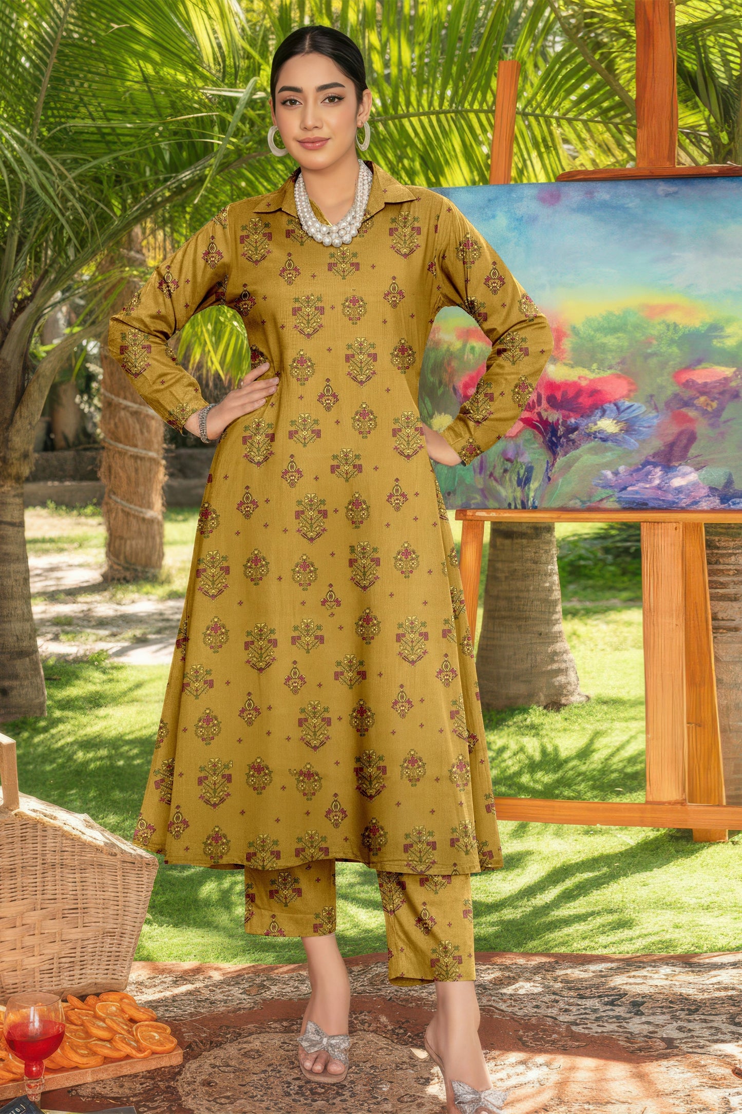 Solids Digital Printed Lawn 2 Piece 09