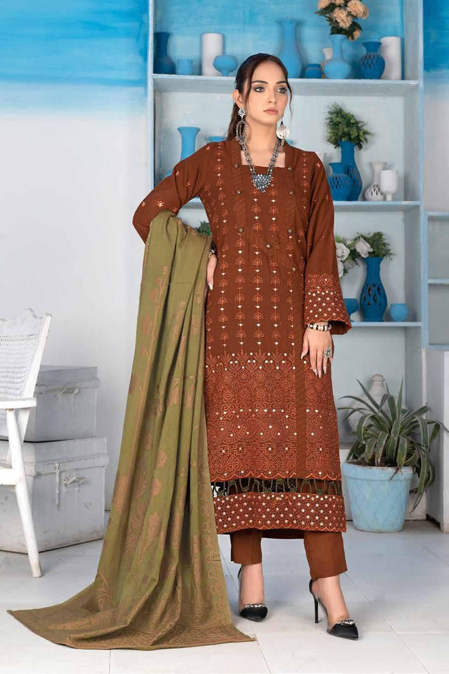 Anayat Peach Leather Wania WP-169