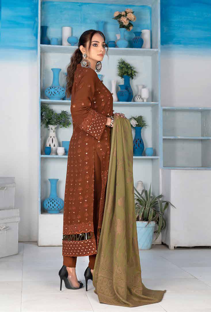 Anayat Peach Leather Wania WP-169
