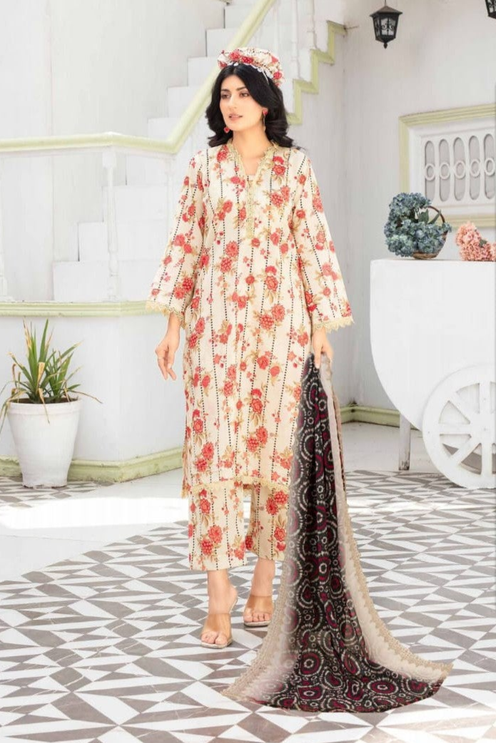 Mahak By Gul-E-Rukh 3 Piece Full Print M#06