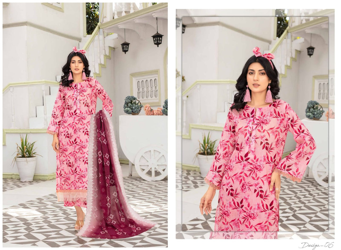 Mahak By Gul-E-Rukh 3 Piece Print - Waheed Javaid Collections