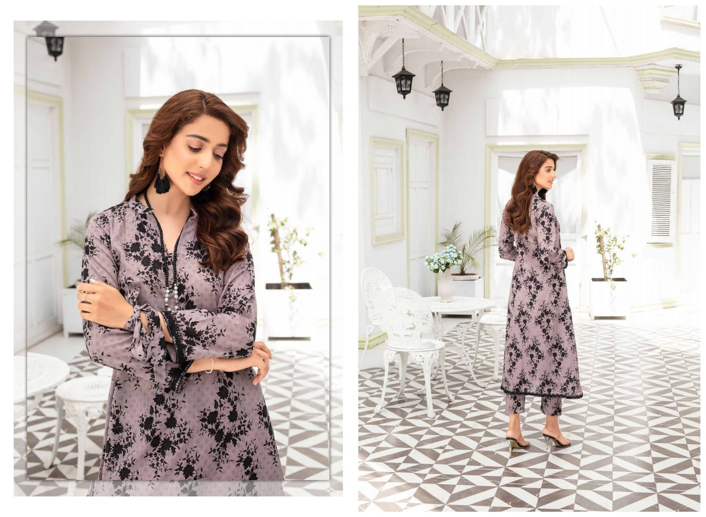 Mahak By Gul-E-Rukh 3 Piece Print - Waheed Javaid Collections