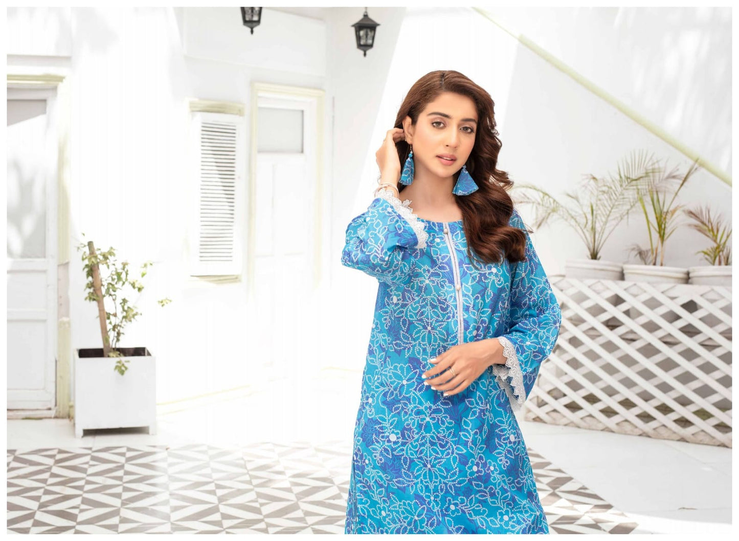 Mahak By Gul-E-Rukh 3 Piece Print - Waheed Javaid Collections