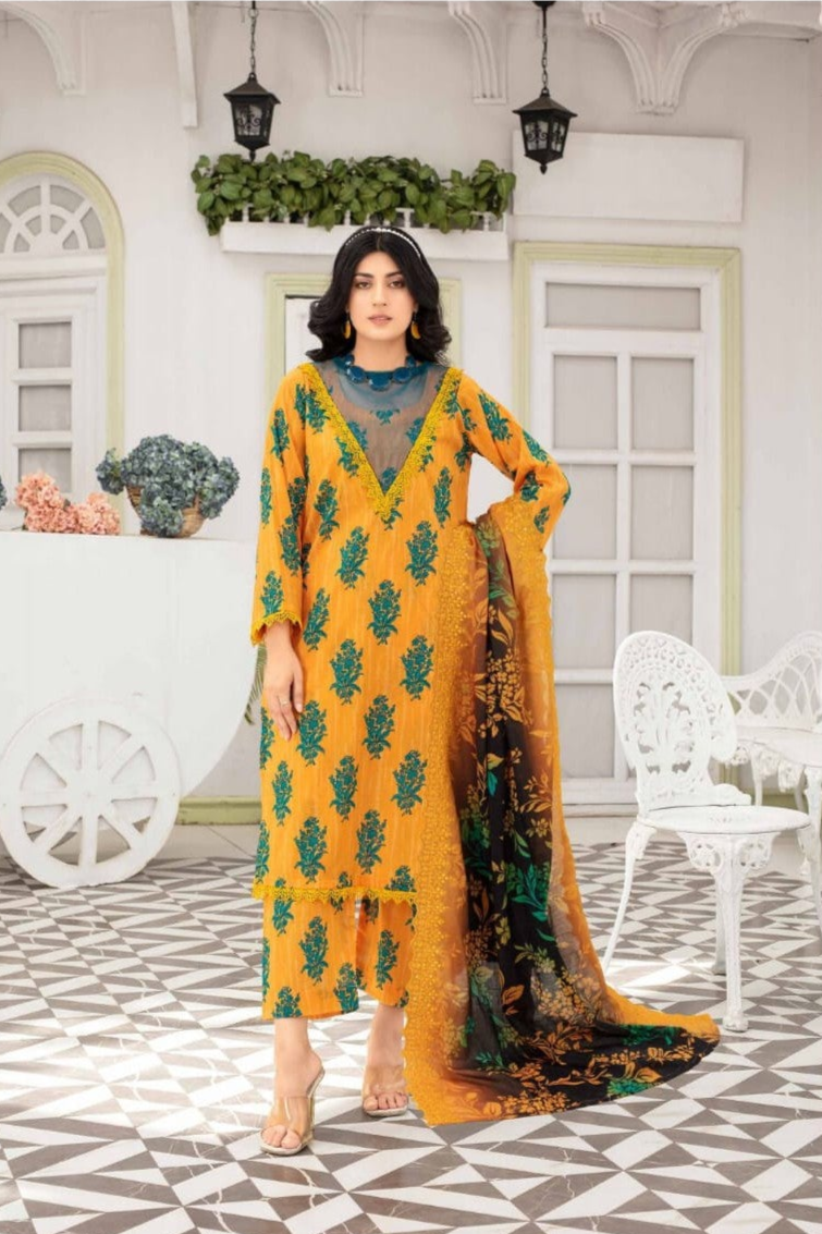 Mahak By Gul-E-Rukh 3 Piece Print M#07