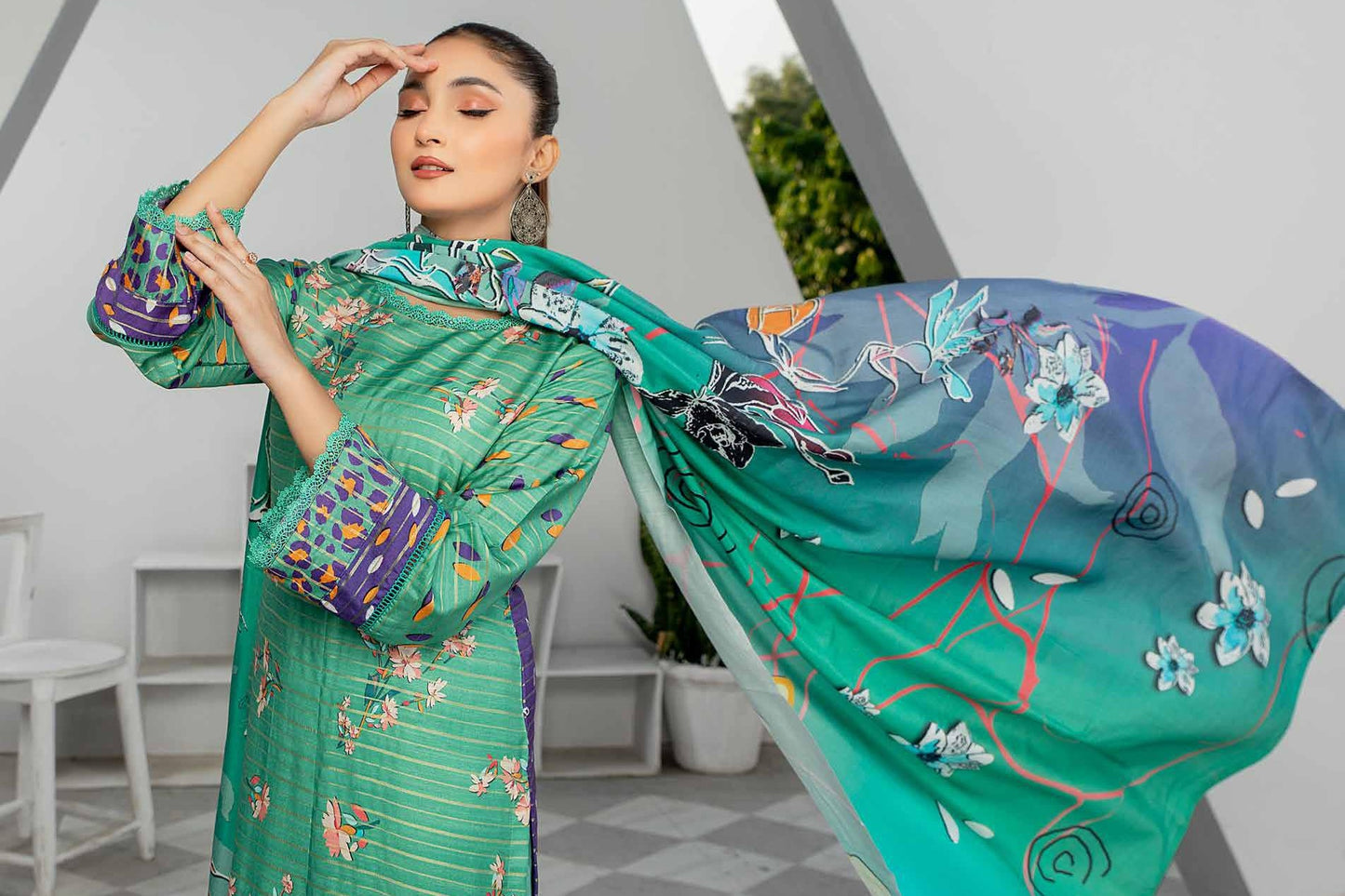 Waliya Viscose Milli 08 - Waheed Javaid Collections