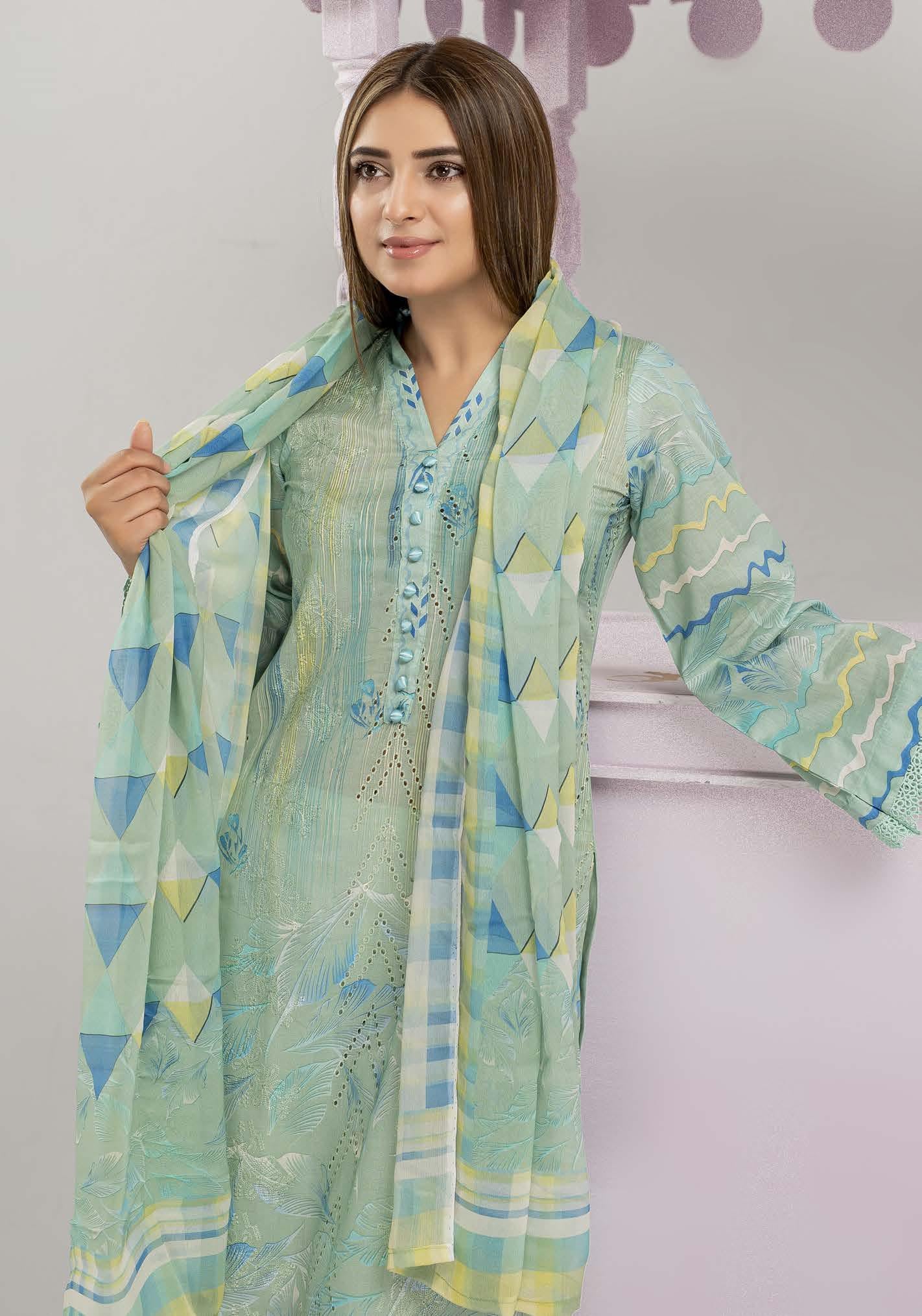 Saheliyaaan Lawn Chikenkari Chiffon Dupatta 001 - Waheed Javaid Collections