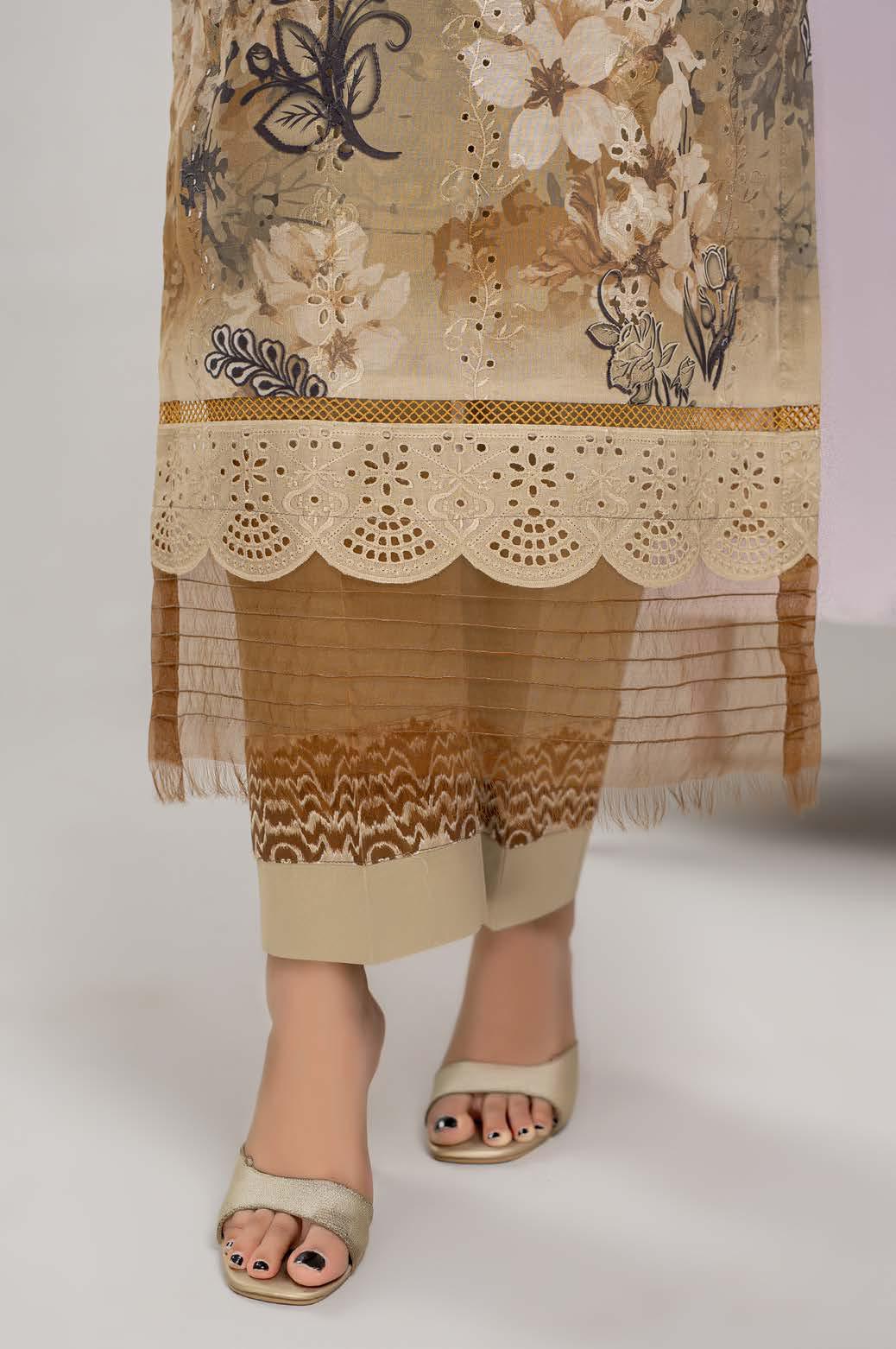 Saheliyaaan Lawn Chikenkari Chiffon Dupatta 003 - Waheed Javaid Collections