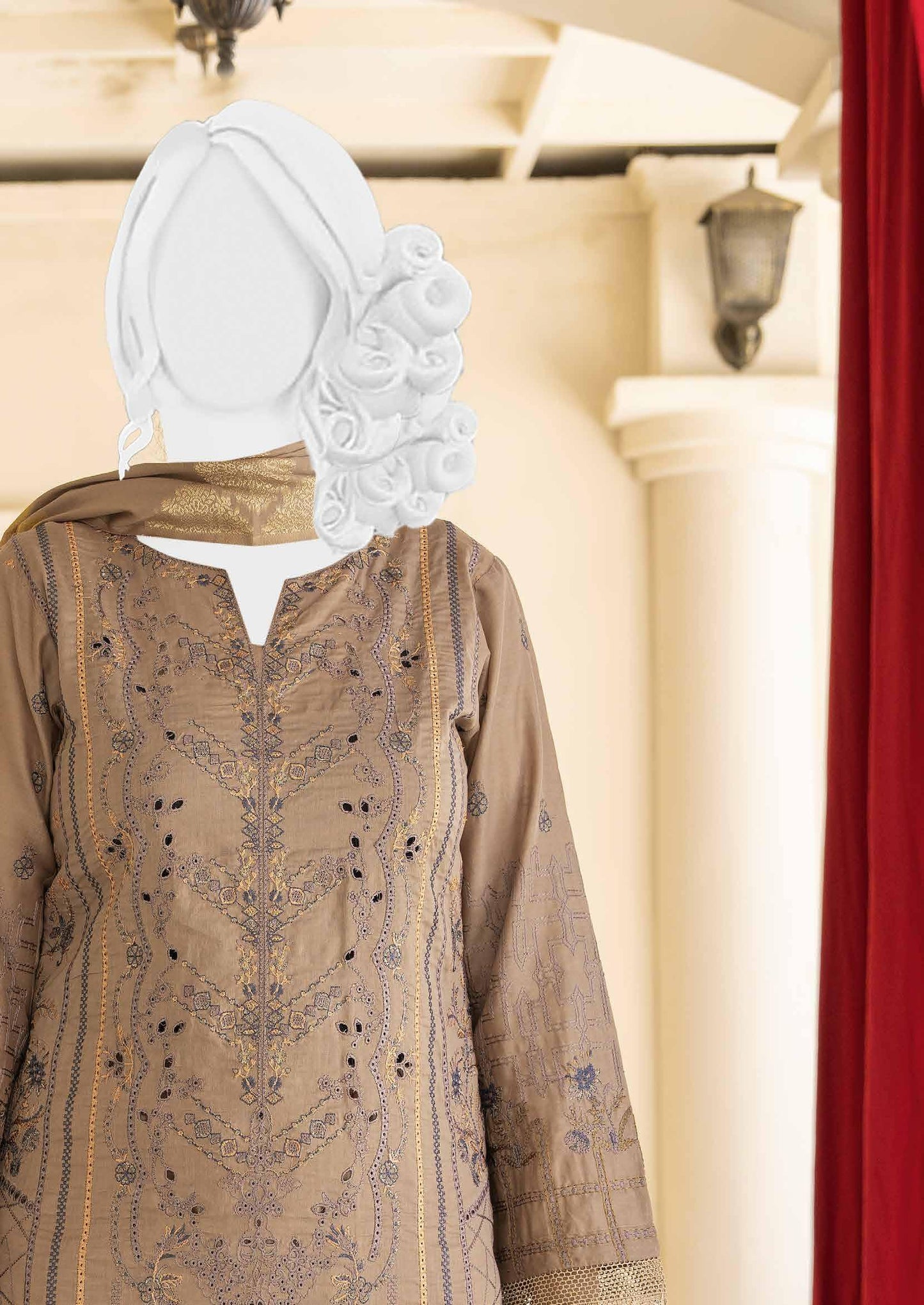 Noor e Sehar embroidered 04 - Waheed Javaid Collections