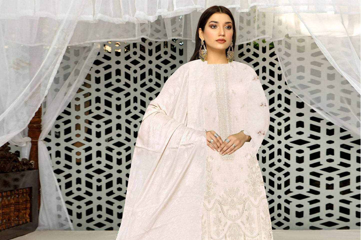 Royal Peach Leather Noor Fatima Vol-5 05 - Waheed Javaid Collections