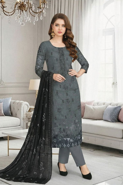 Hooria Embroidered Premium Lawn 3 Piece 03