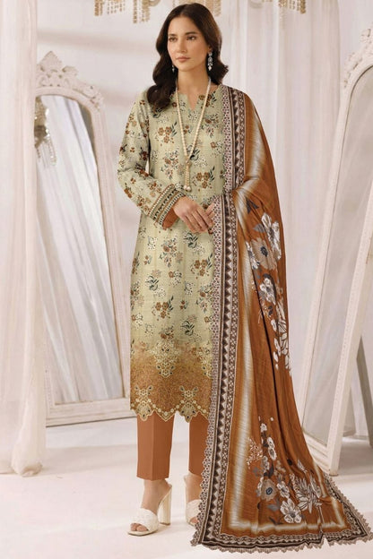 Uroosh Embroidered Premium Lawn 3 Piece 03