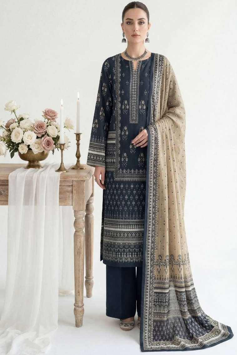 Anchal Printed banna Dora Lawn 3 piece 06