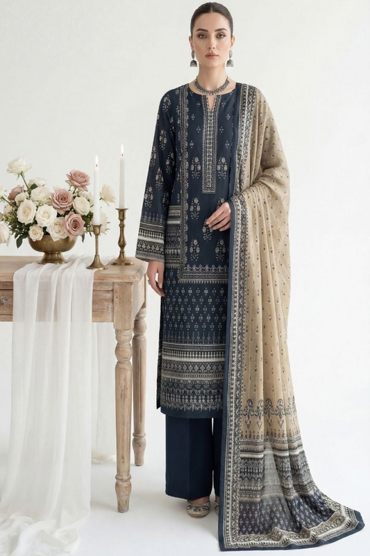 Anchal Printed banna Dora Lawn 3 piece 06