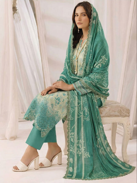 Uroosh Embroidered Premium Lawn 3 Piece 04