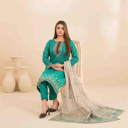 OLA Digital Printed Bana Dora Lawn Tawakkal D-1218