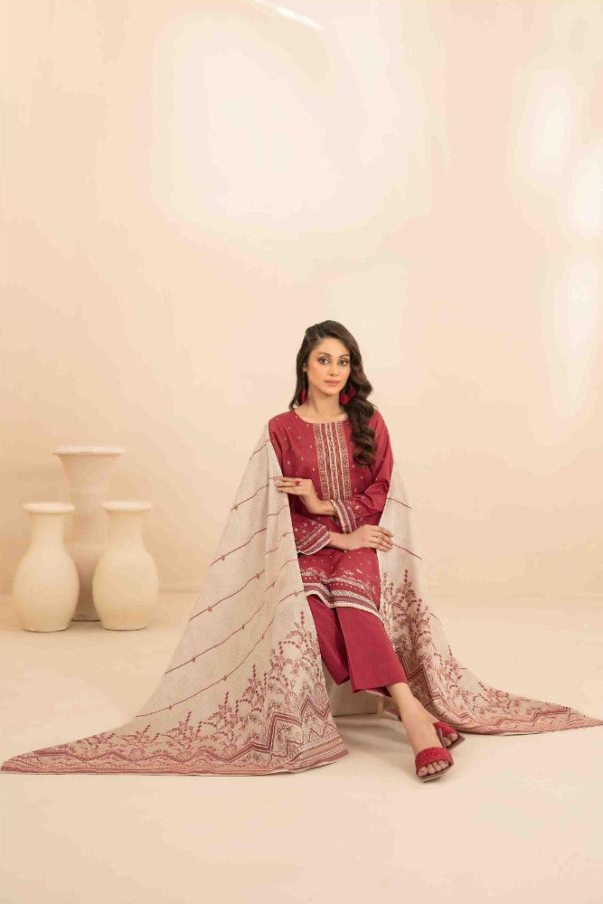 OLA Digital Printed Bana Dora Lawn Tawakkal D-1219