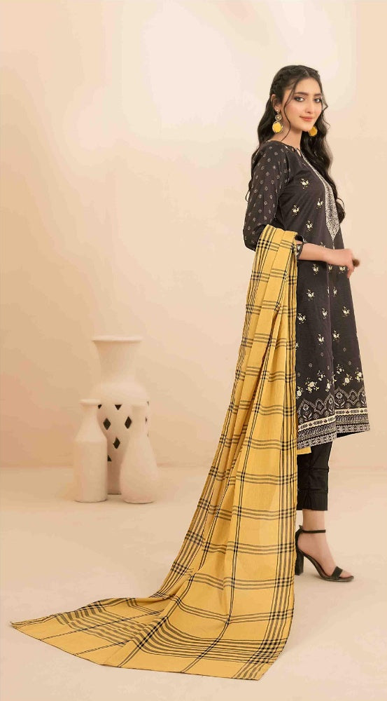 OLA Digital Printed Bana Dora Lawn Tawakkal D-1220