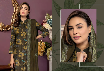 Preimum Peach Dhanak Daman Fancy Embroidered with Heavy #5