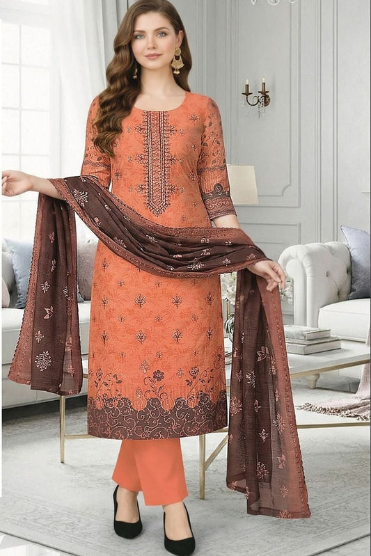 Hooria Embroidered Premium Lawn 3 Piece 04
