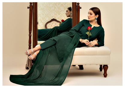 Mahpara Jacquard Wool Velvet Broosha #4