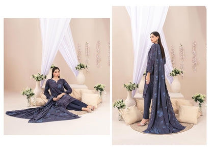 Tawakkal Shamailah Daman Cutwork With Dupptta Cutwork Fancy #9