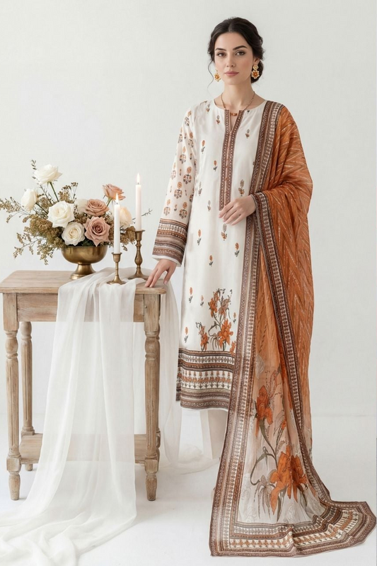 Anchal Printed banna Dora Lawn 3 piece 01