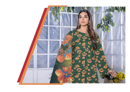 Saffron Viscose Full Print All over #10