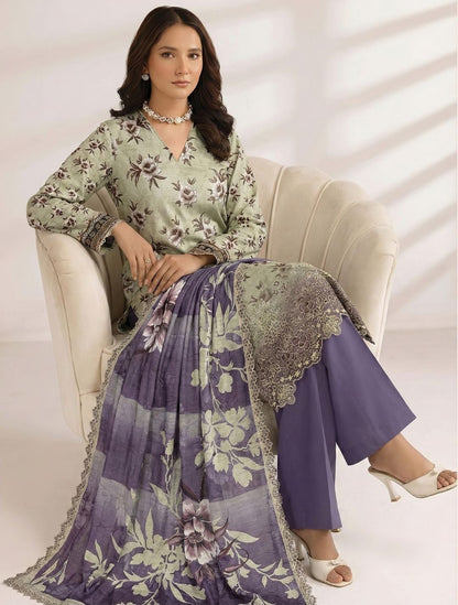 Uroosh Embroidered Premium Lawn 3 Piece 08