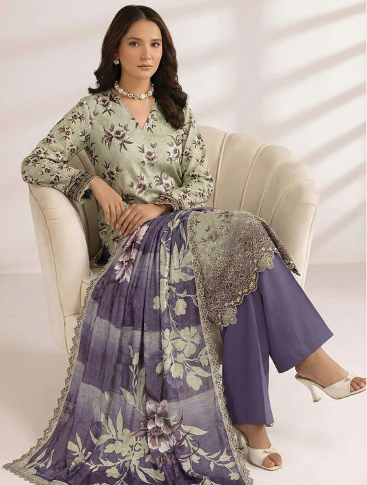 Uroosh Embroidered Premium Lawn 3 Piece 08