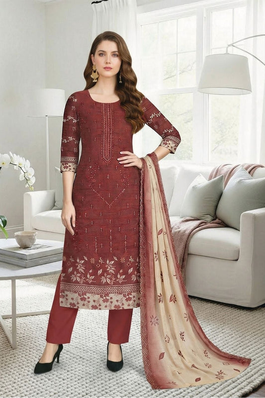 Hooria Embroidered Premium Lawn 3 Piece 09