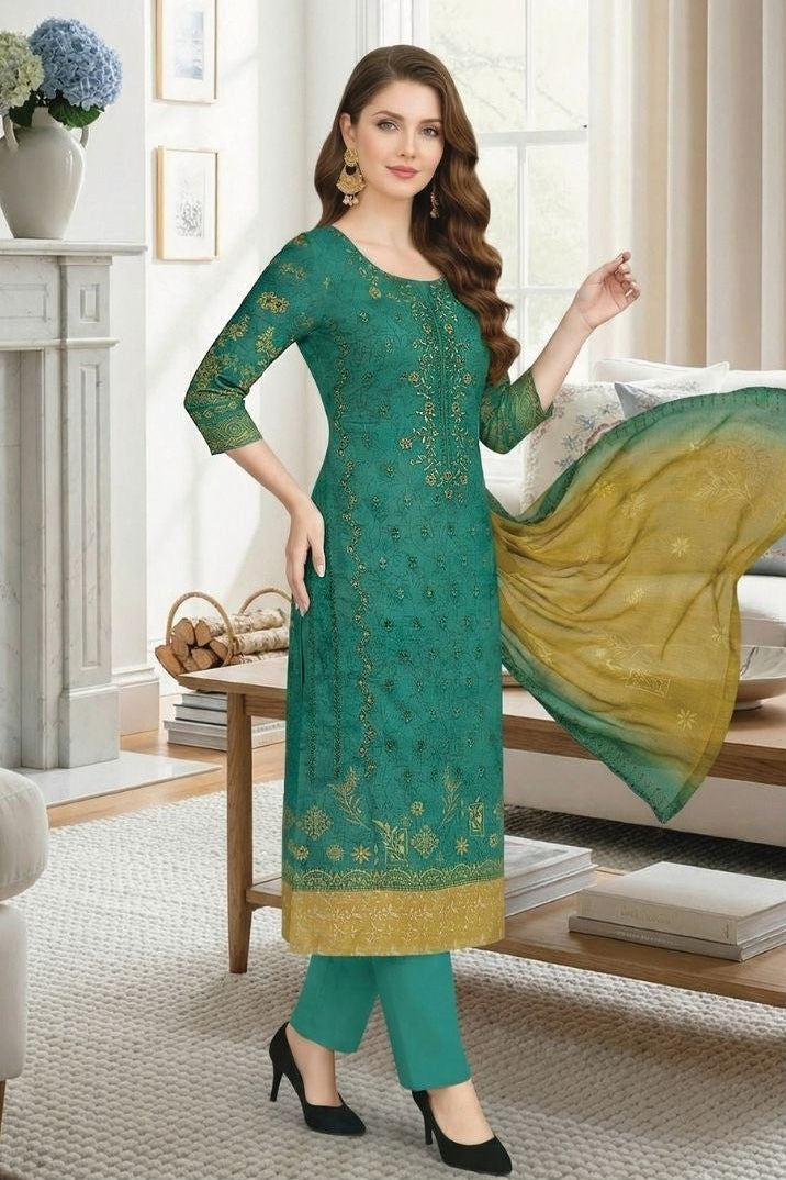 Hooria Embroidered Premium Lawn 3 Piece 10