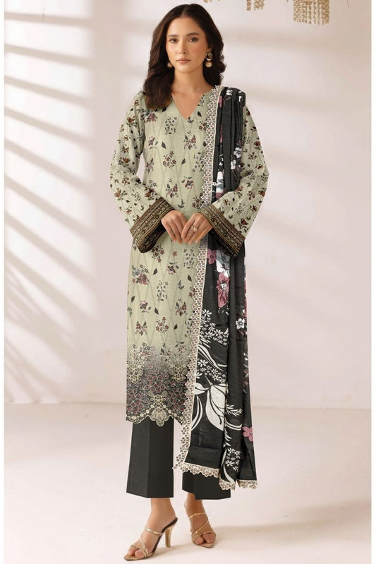 Uroosh Embroidered Premium Lawn 3 Piece 09